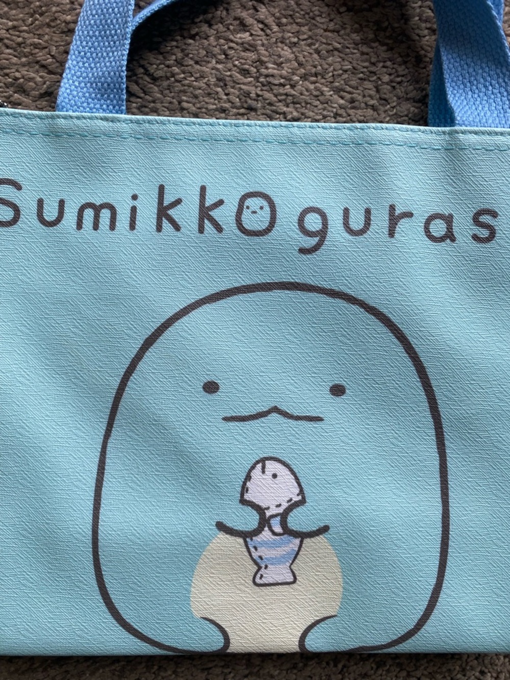Cute Blue Character LUNCH BAG JAPANESE SUMIKKOGURASHI - Picture 5 of 6